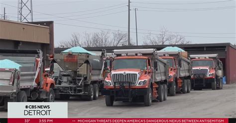 Road Crews Brace For Winter Storm In Macomb County CBS Detroit