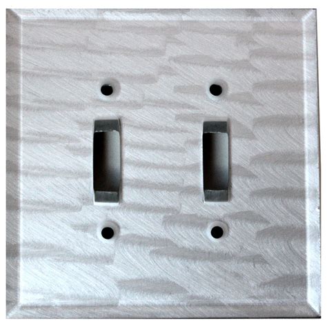 Beveled Glass Light Switch Plate Silver Contemporary Switch Plates And Outlet Covers San