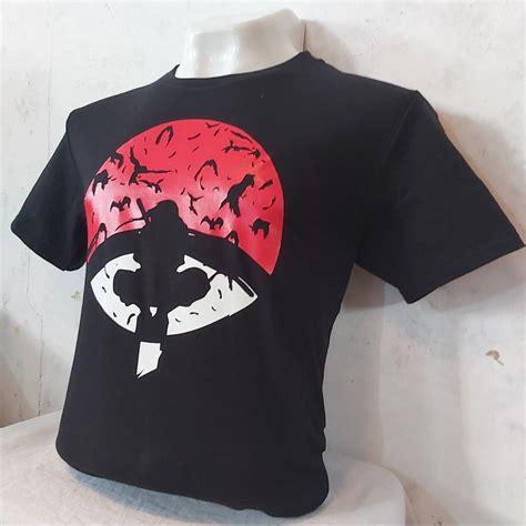 Playera Naruto Clan Uchiha Itachi Konoha Anime Manga Meses Sin Intereses