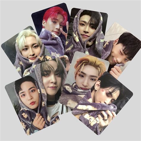 Ateez Spin Off Blanket Photocards Set Etsy