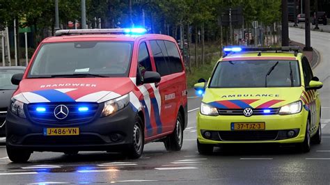 E Horn Brandweer Ambulance Rijopleiding Politie Met Spoed In