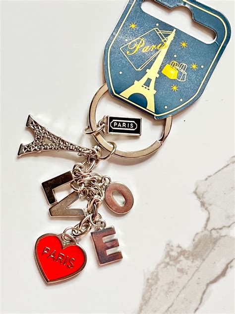 Paris Keychain, Hobbies & Toys, Travel, Travel Essentials & Accessories ...