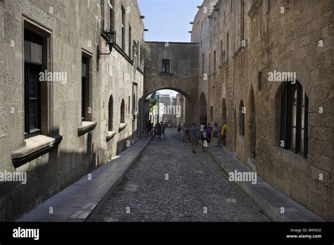 Rhodes old town Stock Photo - Alamy