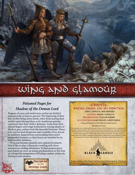 New Ancestry For Shadow Of The Demon Lord Shadowofthedemonlord