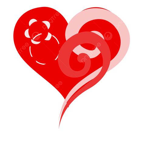 Cartoon M O Pintada De Amor Vermelho Png Desenho Animado Pintado