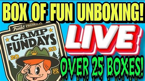 Massive Epic Funko Box Of Fun Unboxing Youtube