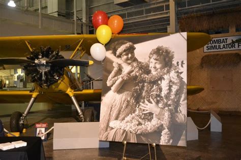 Amelia Earhart Draped In Leis During Her First Visit To Hawaii Earhart