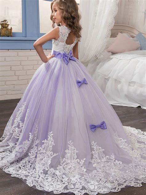 Light Purple Flower Girl Dresses