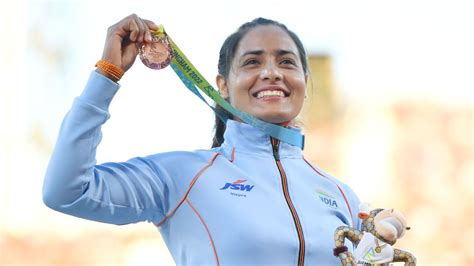 Cwg 2022 Annu Rani Wins Bronze In Womens Javelin Throw Espn