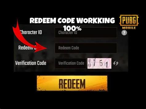 Best Redeem Code In Pubg Mobile Redeem Code Working Redeem Code