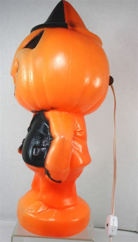 Vintage 1960s Halloween Blow Mold Light Up Etsy