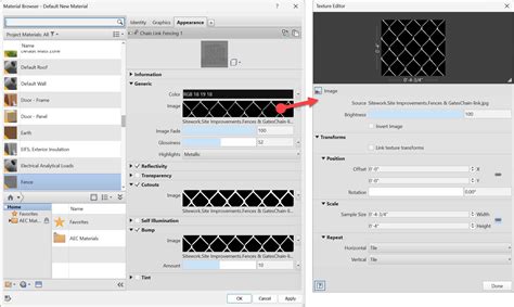 Revit Provided Material Options For Enscape Users