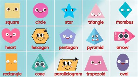 Dạy bé nhận biết Hình dạng/Hình khối bằng tiếng Anh |Shapes Name | Oh ...