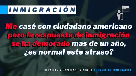 Me casé con ciudadano americano la repuesta de inmigración se ha