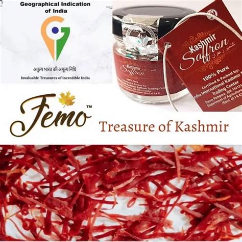 Femo GI Tag Saffron Lachha, Packaging Type: Plastic Box, 50 Gm at Rs ...