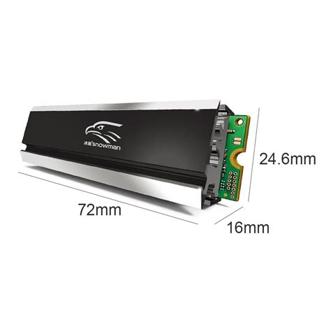 Охладитель радиатора SSD M.2 NVMe 2280 Твердотельный радиатор жесткого ...