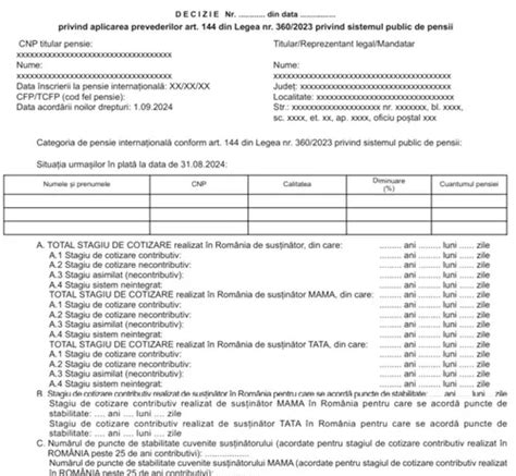 Documentul Obligatoriu Pentru Pensionarii Rom Ni Care Sper La