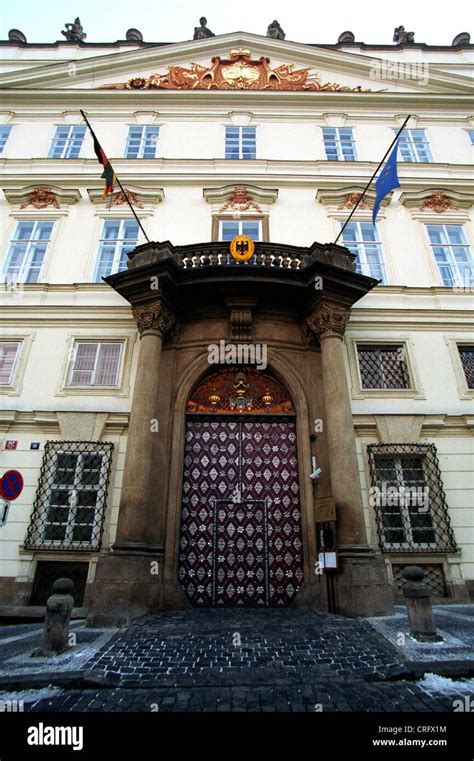 Prague, Czech Republic, German Embassy Stock Photo - Alamy