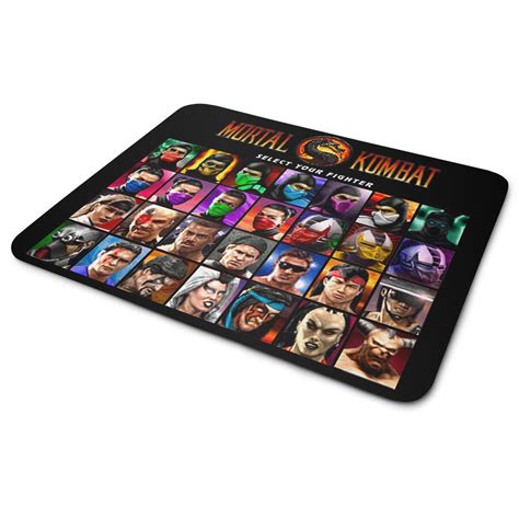 Mouse Pad Gamer Mortal Kombat Select Your Fighter Loja Fun Geek