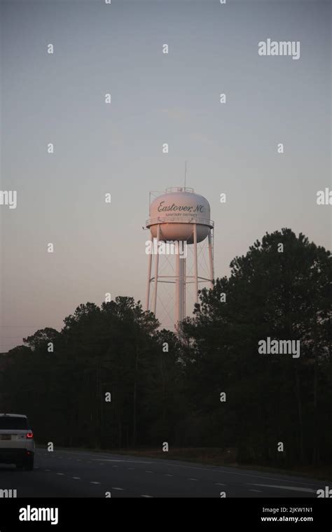 The Water Tower In Eastover North Carolina United States Stock Photo