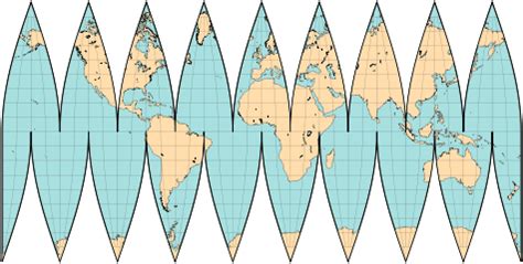 Map Projections Interrupted Maps