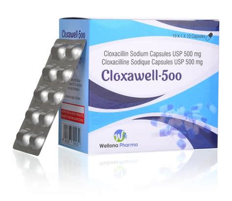 Cloxacillin 500mg Capsules Manufacturer & Supplier India.