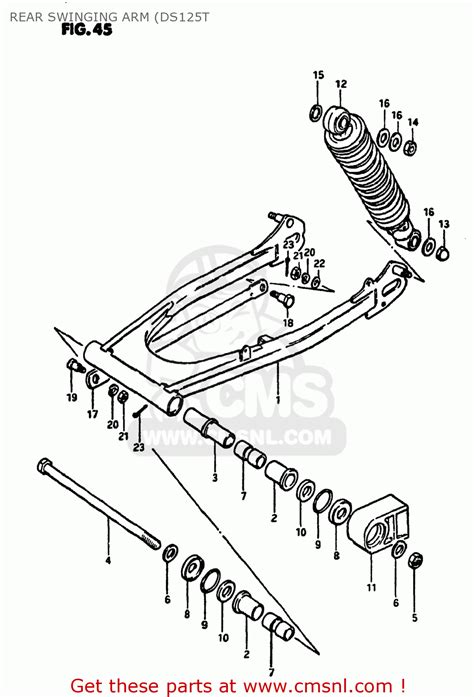 Suzuki Ds N Usa E Rear Swinging Arm Ds T Buy