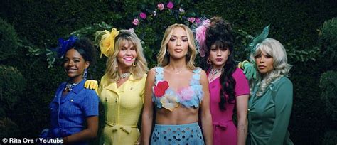 Rita Ora Wows In A White Lace Lingerie Set In Behind The Scenes Snaps From Her Latest Music