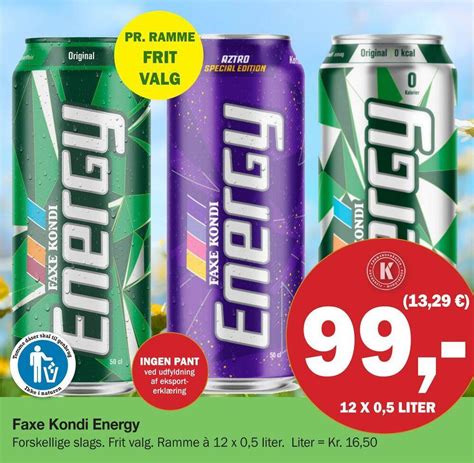 Faxe Kondi Energy Tilbud Hos K Bmandsg Rden