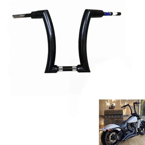 Guidon De Moto Pouces Pour Harley Dyna Softail Fat Boy