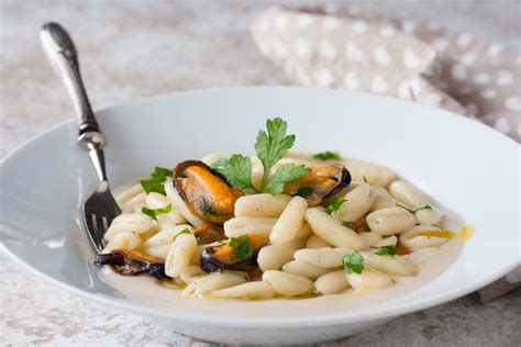 Pasta Con Crema Di Fagioli E Cozze