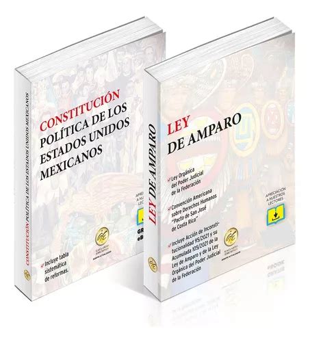 Constitución Política Eum Ley De Amparo Paquete Bolsillo Envío gratis