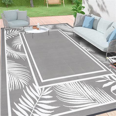 Bsmathom Outdoor Rugs 9x12, Outdoor Camping Rug Patios Clearance ...