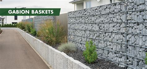 Gabion Baskets Landscaping Projects Placemakers