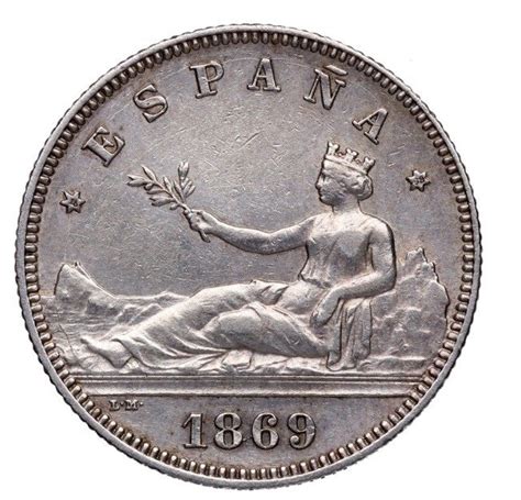 Spain Gobierno Provisional 2 Pesetas 1869 69 SNM Catawiki