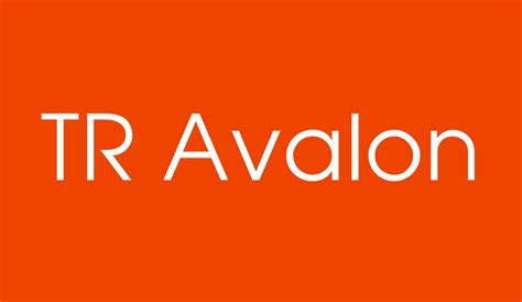 Tr Avalon Bold Font Font Tr