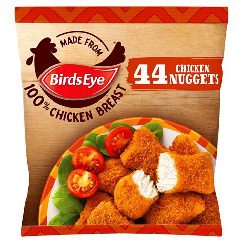 Birds Eye 44 Chicken Nuggets With Golden Wholegrain 695g Breaded And Battered Chicken Iceland