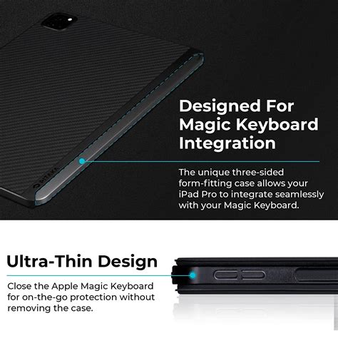 PITAKA Magnetic Case For 2021 IPad Pro 12 9 5th Generation MagEZ Case