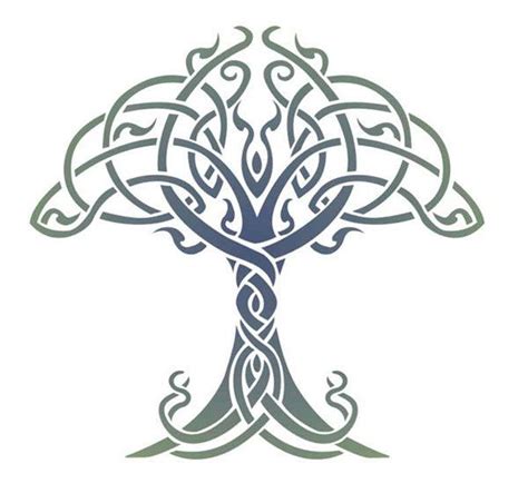 Celtic Tree Of Life Stencil Designs From Stencil Kingdom Celtas