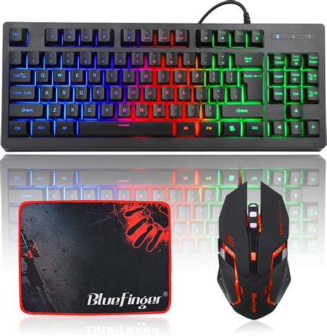 BlueFinger RGB 87 Keys Gaming Keyboard And Backlit India Ubuy