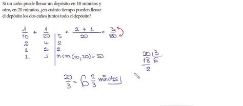 Un Ca O Puede Llenar Un Deposito En Minutos Y Otro Ca O El Mismo