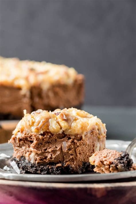 German Chocolate Cheesecake Bars Boston Girl Bakes