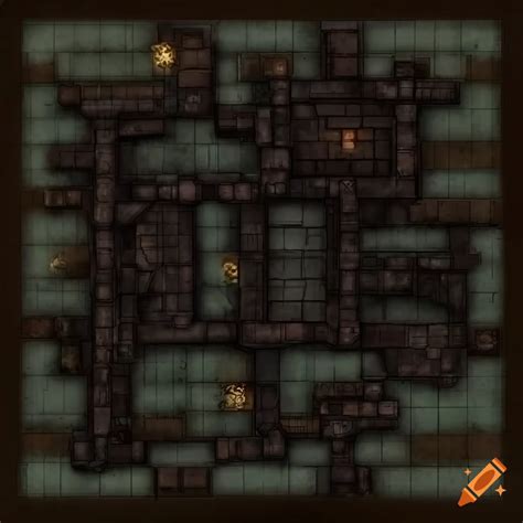 Dungeon Crawler Maps On Craiyon