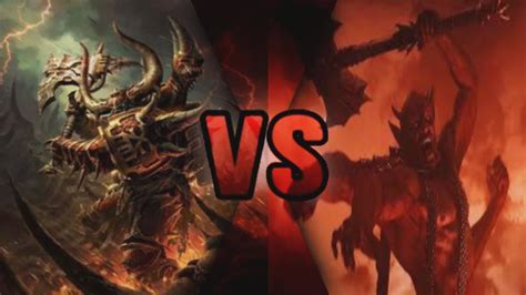 Khorne vs Mehrunes Dagon (Warhammer 40K vs Elder Scrolls) : r ...