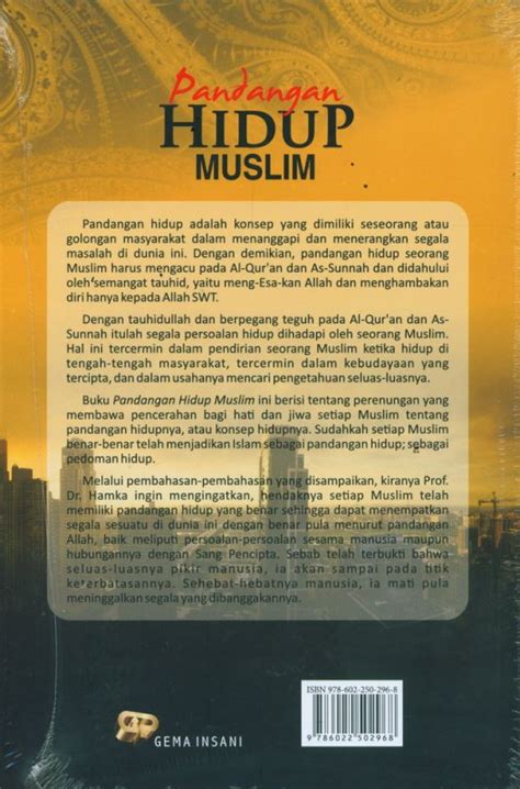 Buku Pandangan Hidup Muslim Toko Buku Online Bukukita