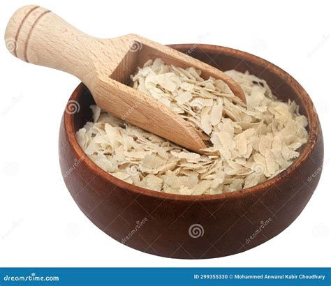 Flattened Rice Puffed Rice And Popped Rice Stock Image 219354187