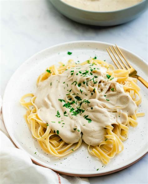 Vegan Fettuccine Alfredo 30 Minutes A Couple Cooks