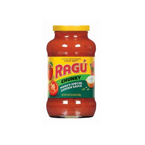 Salsa De Tomate Gruesa Especial De La Huerta De Ragú 680 G 1 5 Lb Supermarket 23 Es Una