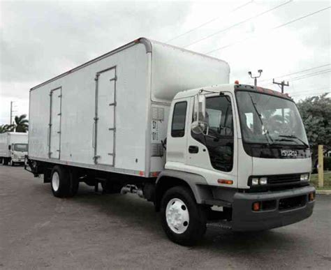 Isuzu Fvr Ft Dry Box Truck Cargo Truck With Liftgate