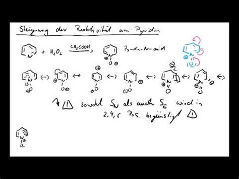 Vorlesung OC3 11 Heterocyclenchemie Reaktionen Mit Und Am Pyridin